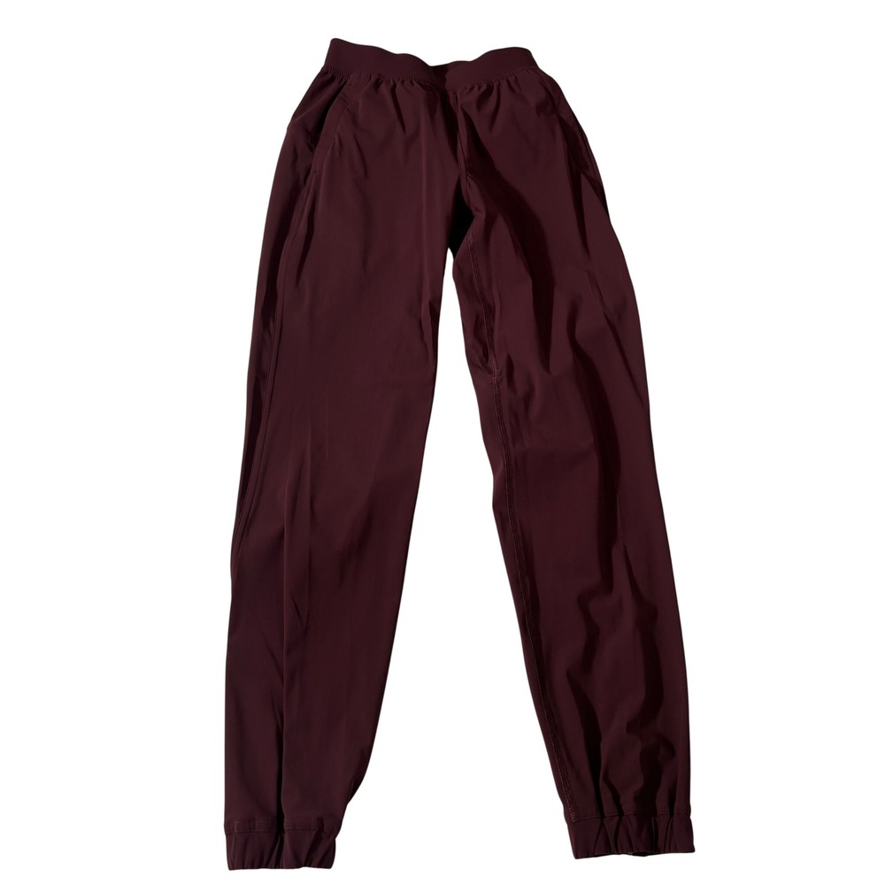 Lululemon Adapted State High-Rise Jogger Full Length Garnet Red LW5CVMS Size 0